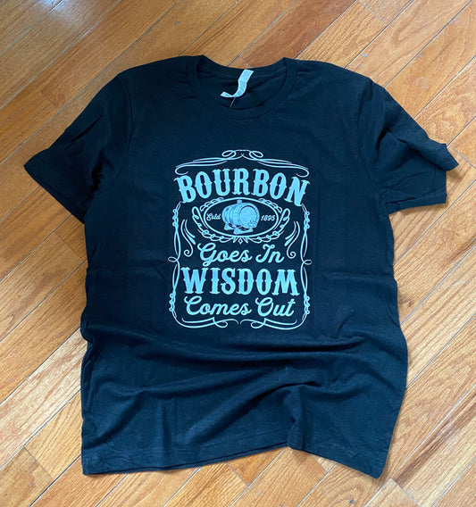 Bourbon Goes In Graphic Tee