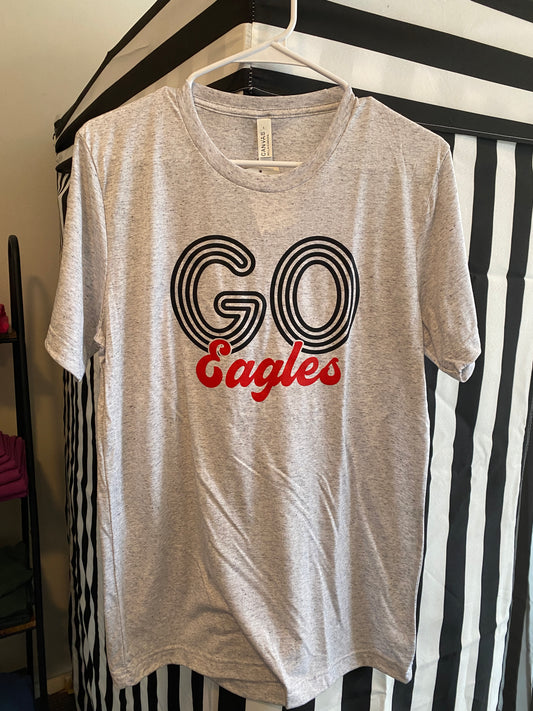 Go Eagles Retro Light Grey Tee