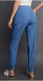 St Woven Dance Studio Mid Rise Joggers in Java