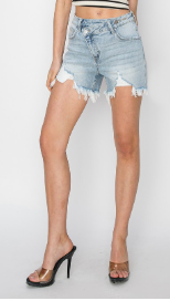 High Rise Crossover Shorts (Light)